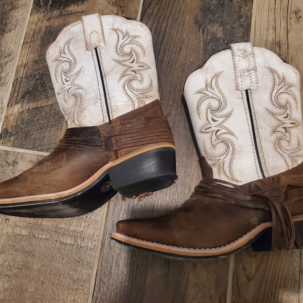 Girls Dan Post Cowboy boots leather